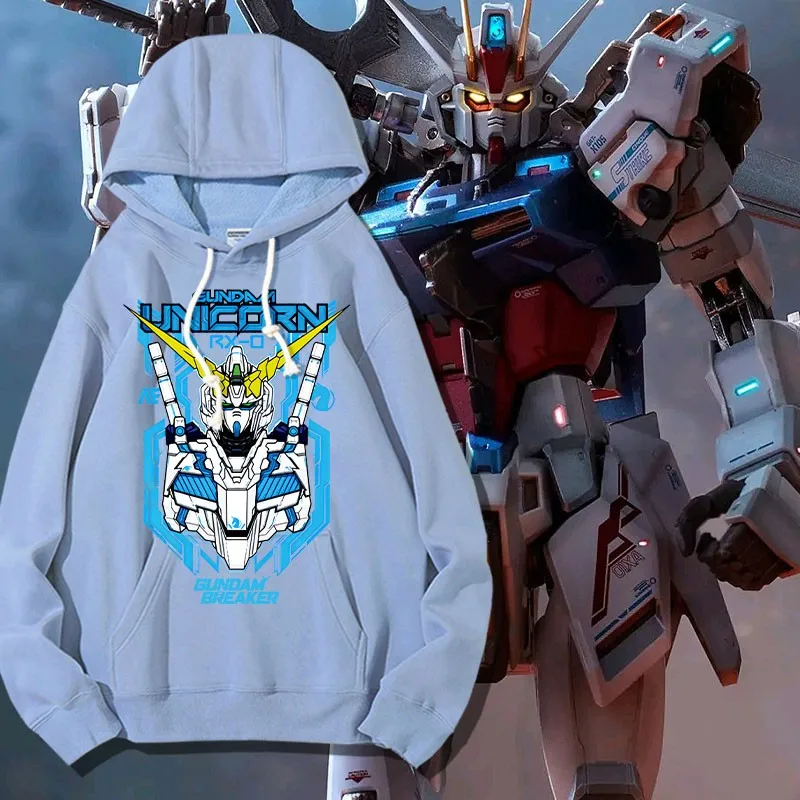 

Mobile Warrior Gundam Joint Hoodie Male Yuan Zu Dare To Da Animation Peripheral Coat Boy Tide Brand All-matching Clothes Cotton