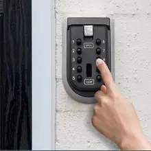 Wall Mounted Outdoor Key Storage Lock Box 10 Digit Push-Button Combination Password Key Safe Box Resettable Code Key Holder NEW
Wall Mounted Outdoor Key Storage Lock Box 10 Digit Push-Button Combination Password Key Safe Box Resettable Code Key Holder NEW