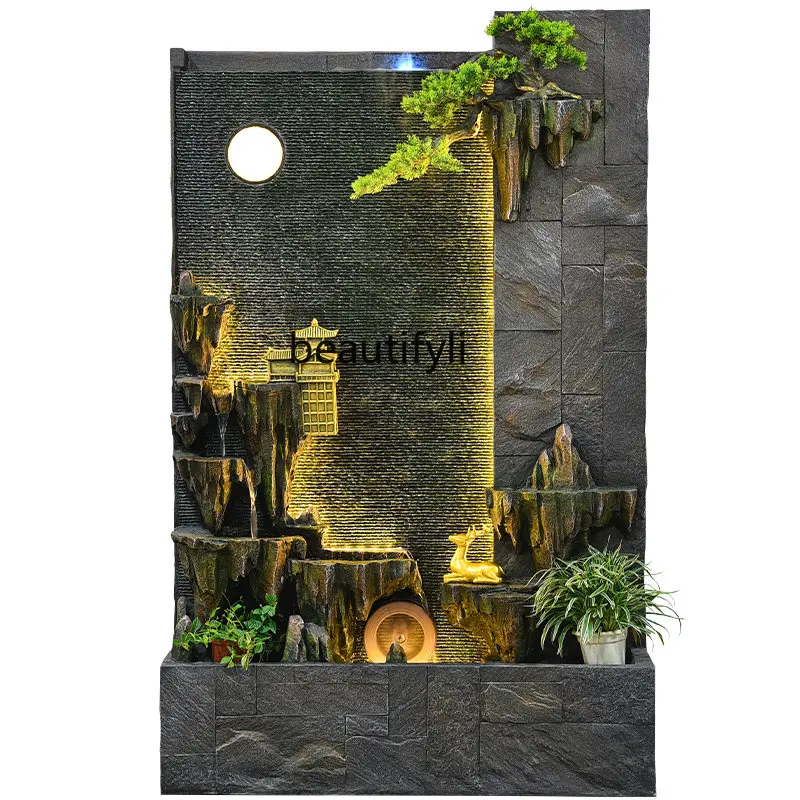 Water Curtain Wall Flowing Water Screen Ornaments Circulating Water Hall Entrance Partition Outdoor Courtyard Rockery Fish Pond
Water Curtain Wall Flowing Water Screen Ornaments Circulating Water Hall Entrance Partition Outdoor Courtyard Rockery Fish Pond