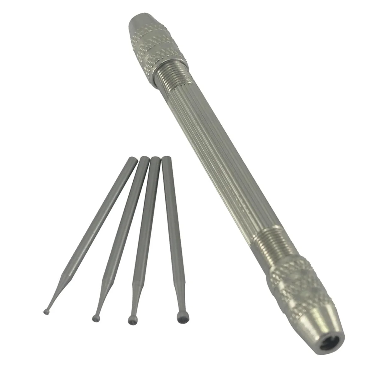 4 Pcs Round Cup Burr, 3/32Inch Shank Wire Rounder Bits with Hand Drill Wire Twisting Tools(1mm/1.4mm/1.8mm/2.3mm)
4 Pcs Round Cup Burr, 3/32Inch Shank Wire Rounder Bits with Hand Drill Wire Twisting Tools(1mm/1.4mm/1.8mm/2.3mm)