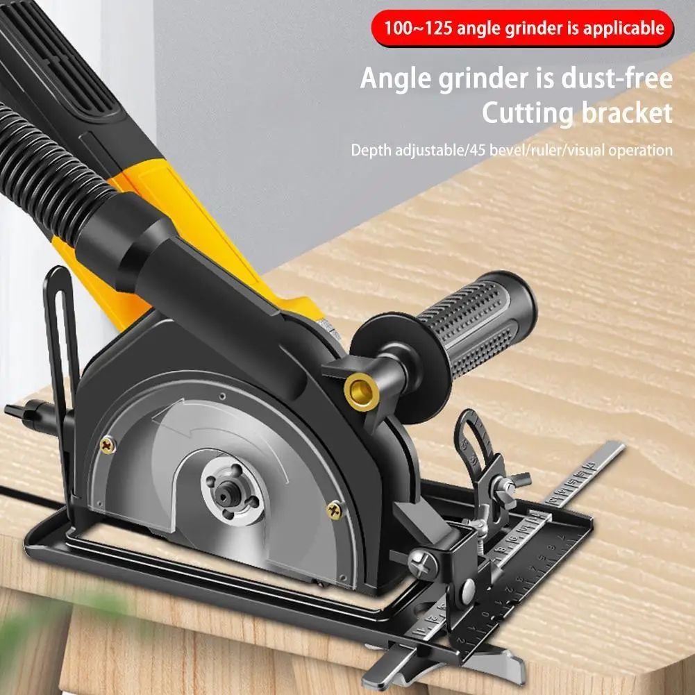 1Set Hand Angle Grinder Converter To Cutter Depth Adjustable Grinder Bracket To Cutting Woodworking Table Tool With Guide Ruler
1Set Hand Angle Grinder Converter To Cutter Depth Adjustable Grinder Bracket To Cutting Woodworking Table Tool With Guide Ruler