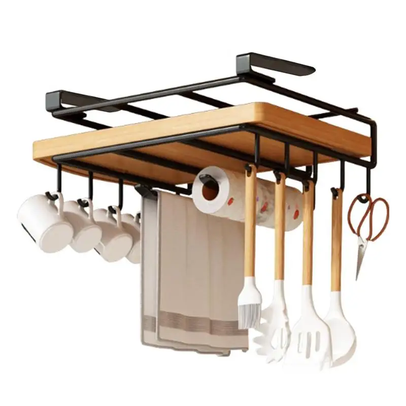 Multifunctional Hooks Storage Shelf Wardrobe Cabinet Metal Under Shelves Mug Hanger Bathroom Kitchen Organizer Hanging Rack
Multifunctional Hooks Storage Shelf Wardrobe Cabinet Metal Under Shelves Mug Hanger Bathroom Kitchen Organizer Hanging Rack