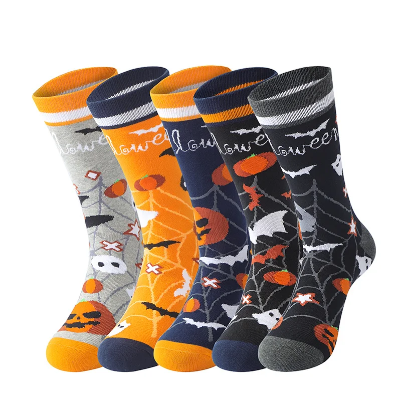 Peonfly 1 Pair Trendy Socks Cute Halloween Funny Pattern Creative Happy Pumpkin Bat Print Casual Middle Harajuku Style
Peonfly 1 Pair Trendy Socks Cute Halloween Funny Pattern Creative Happy Pumpkin Bat Print Casual Middle Harajuku Style