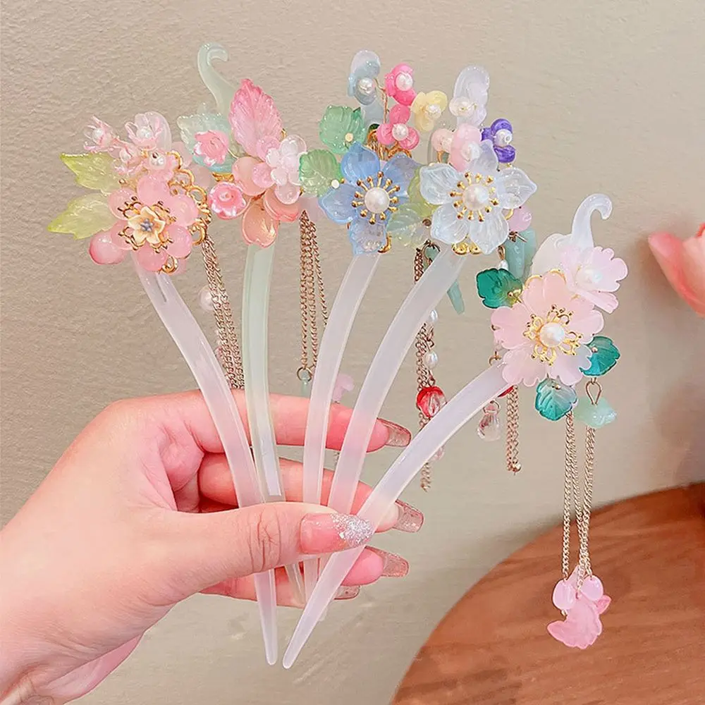 Cute Simple Flower Pearl U Shape Child Headwear Ancient Style Hairpin Children Hairpin Hanfu Hair Sticks Chinese Style Headwear
Cute Simple Flower Pearl U Shape Child Headwear Ancient Style Hairpin Children Hairpin Hanfu Hair Sticks Chinese Style Headwear