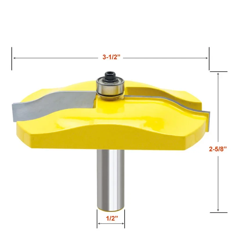 1PC 1/2" 12.7MM Shank Milling Cutter Wood Carving Large Western Door Plank Knife Carpentry Milling Cutter Carpentry Cabinet Door
1PC 1/2" 12.7MM Shank Milling Cutter Wood Carving Large Western Door Plank Knife Carpentry Milling Cutter Carpentry Cabinet Door