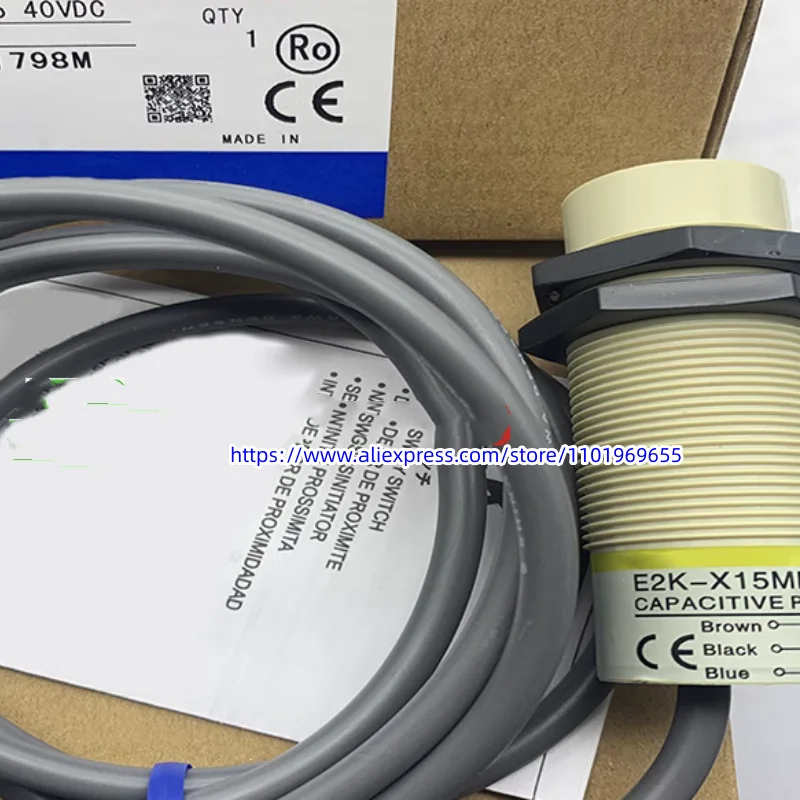 2pcs New Capacitance Sensor E2K-X15ME1 E2K-X15ME2 E2K-X15MF1 E2K-X15MF2 E2K-X15MY1 E2K-X15MY2
2pcs New Capacitance Sensor E2K-X15ME1 E2K-X15ME2 E2K-X15MF1 E2K-X15MF2 E2K-X15MY1 E2K-X15MY2