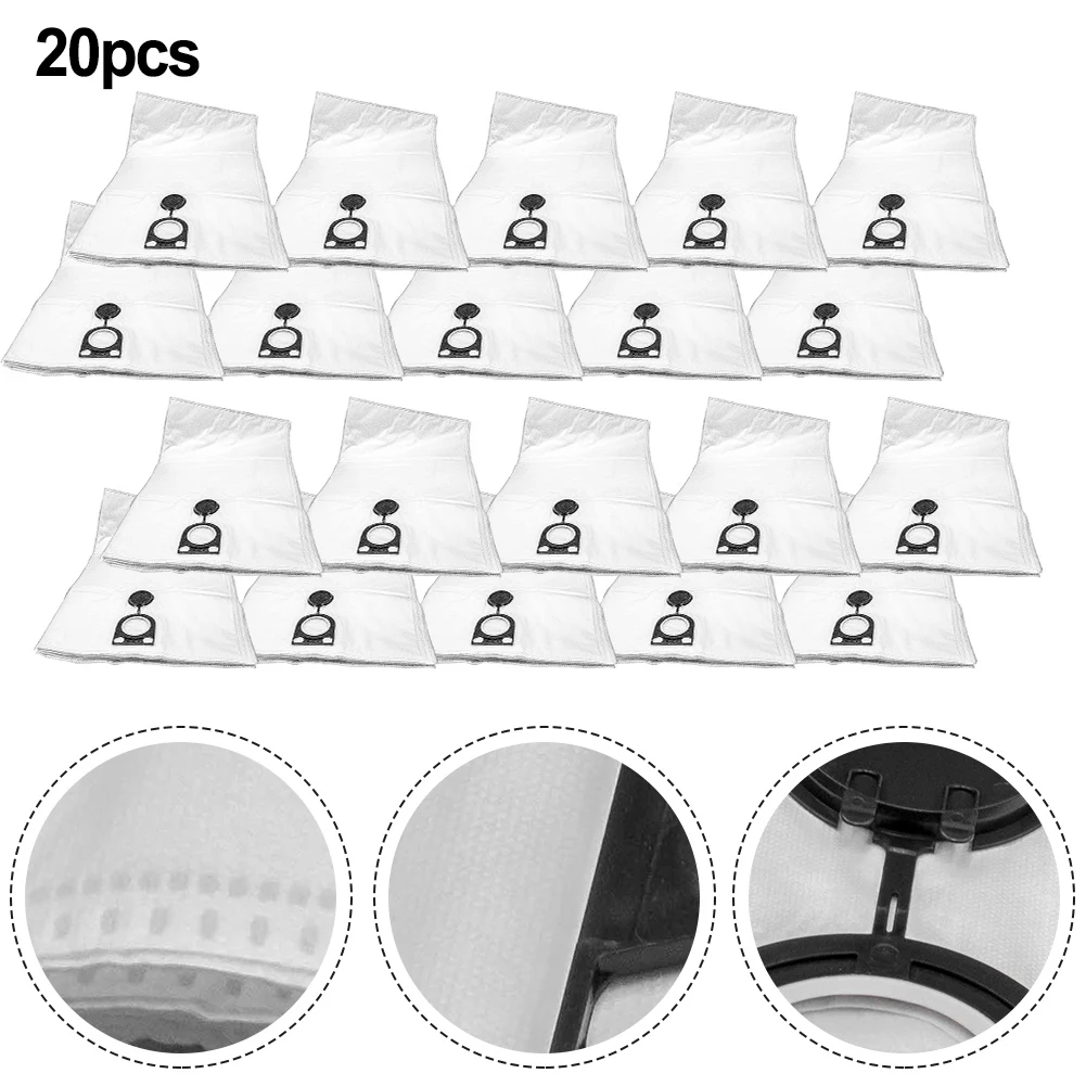 

20 Pieces Dust Bags For Bosch GAS 35 L SFC+ GAS 35 M AFC Robot Vacuum Cleaner Parts Household Cleaning Tools Accessories