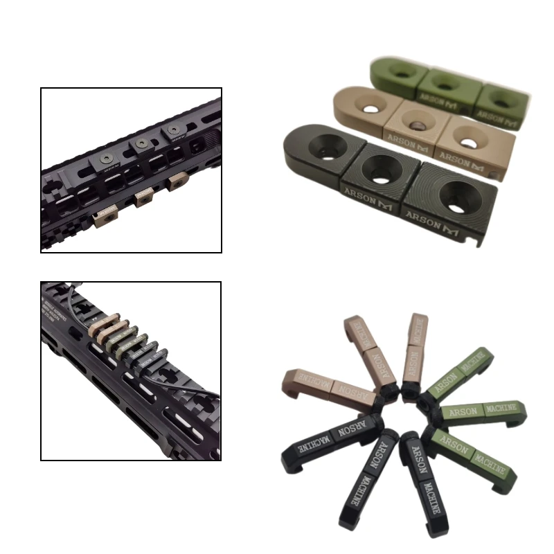 Toy 3pcs/Set M-LOK Wire Guide System Cable Management Rail Cover Picatinny Rail Cover Wire Guide Tail Fixed 
Toy 3pcs/Set M-LOK Wire Guide System Cable Management Rail Cover Picatinny Rail Cover Wire Guide Tail Fixed