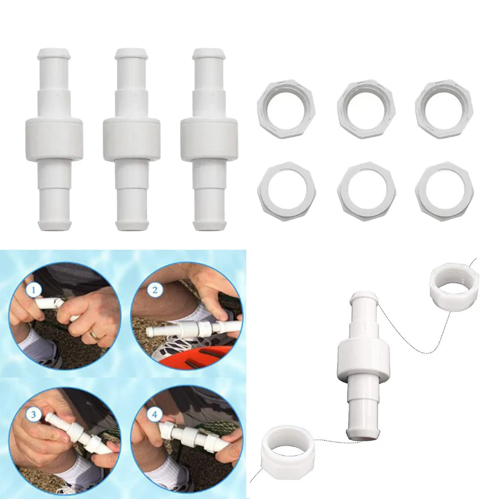 Practical Pool Cleaner Parts Plastic 180 Pool Cleaner 3 PK Hose Swivel D20 Durable High Quality Hose Nut D15 Kit
Practical Pool Cleaner Parts Plastic 180 Pool Cleaner 3 PK Hose Swivel D20 Durable High Quality Hose Nut D15 Kit