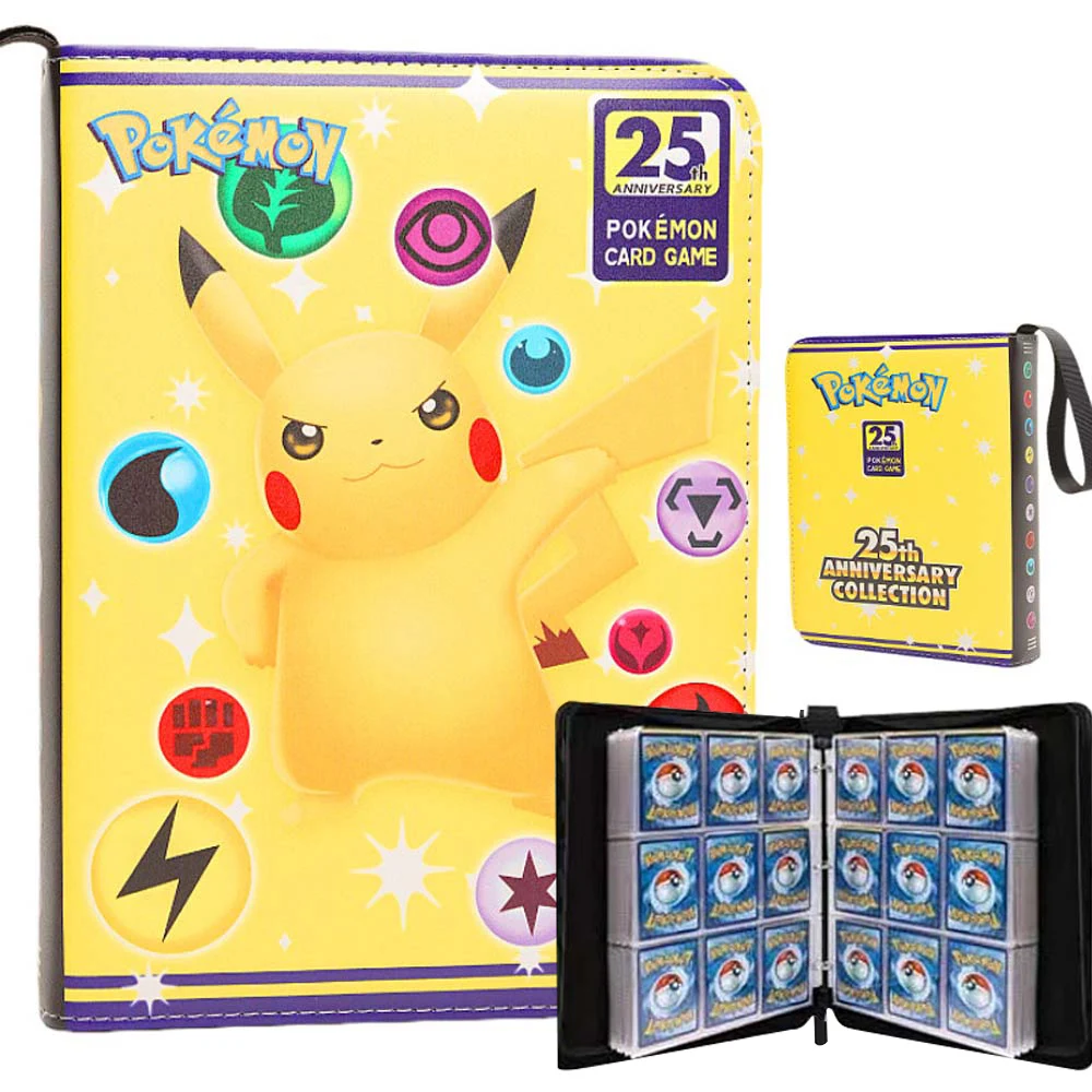 Pokemon Portable 9-Pocket PU Card Binder Cartoon Pikachu Trading Card Protector Holds 900 Cards Collectible Card Organizer
Pokemon Portable 9-Pocket PU Card Binder Cartoon Pikachu Trading Card Protector Holds 900 Cards Collectible Card Organizer