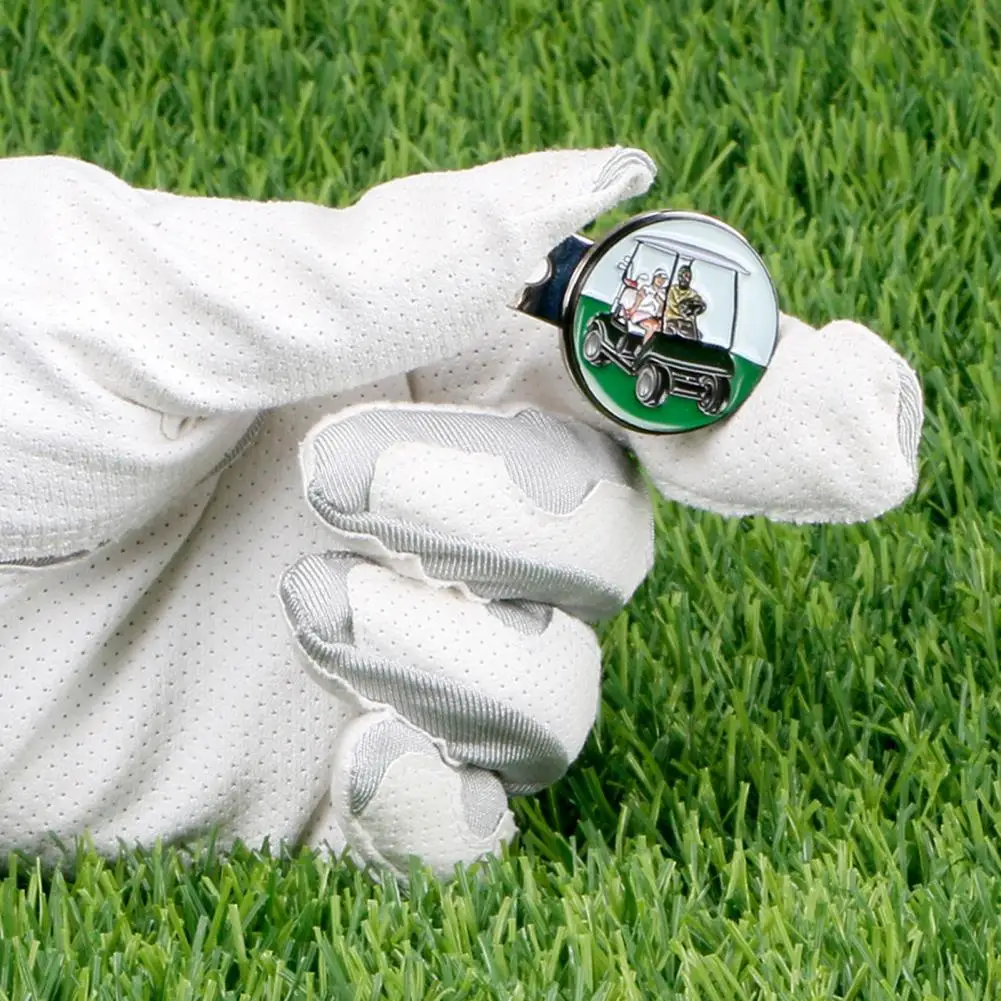 

Маркер для мяча для гольфа, изысканный узор, компактный размер, высокая прочность, устойчивость к деформации, устойчивость к ржавчине, положение железного мяча для тренировок по гольфу