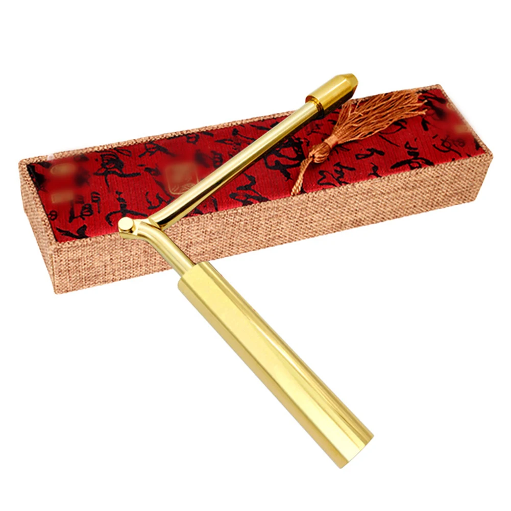 1pcs Pure Copper Folding Vein Detection Rod Feng Shui Detection Rod Tool Compact Size Foldable Round Great Divination Tool
1pcs Pure Copper Folding Vein Detection Rod Feng Shui Detection Rod Tool Compact Size Foldable Round Great Divination Tool