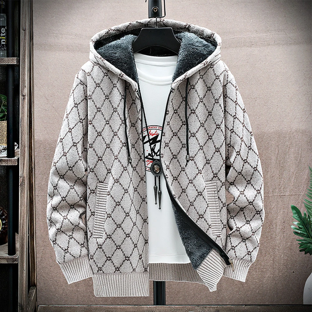 Mens Tops Men Warm Coat Hooded Jacket Knitted Leisure Long Sleeve Polyester Print Regular Sobriety Autumn Winter
Mens Tops Men Warm Coat Hooded Jacket Knitted Leisure Long Sleeve Polyester Print Regular Sobriety Autumn Winter