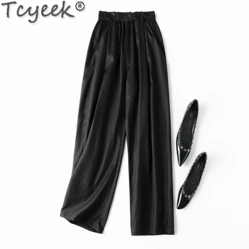 Tcyeek 70% Mulberry Silk +30% Cotton Pants Harem Pants Women Summer Clothes Casual Woman Trousers Long Pants Pantalones Mujer
Tcyeek 70% Mulberry Silk +30% Cotton Pants Harem Pants Women Summer Clothes Casual Woman Trousers Long Pants Pantalones Mujer