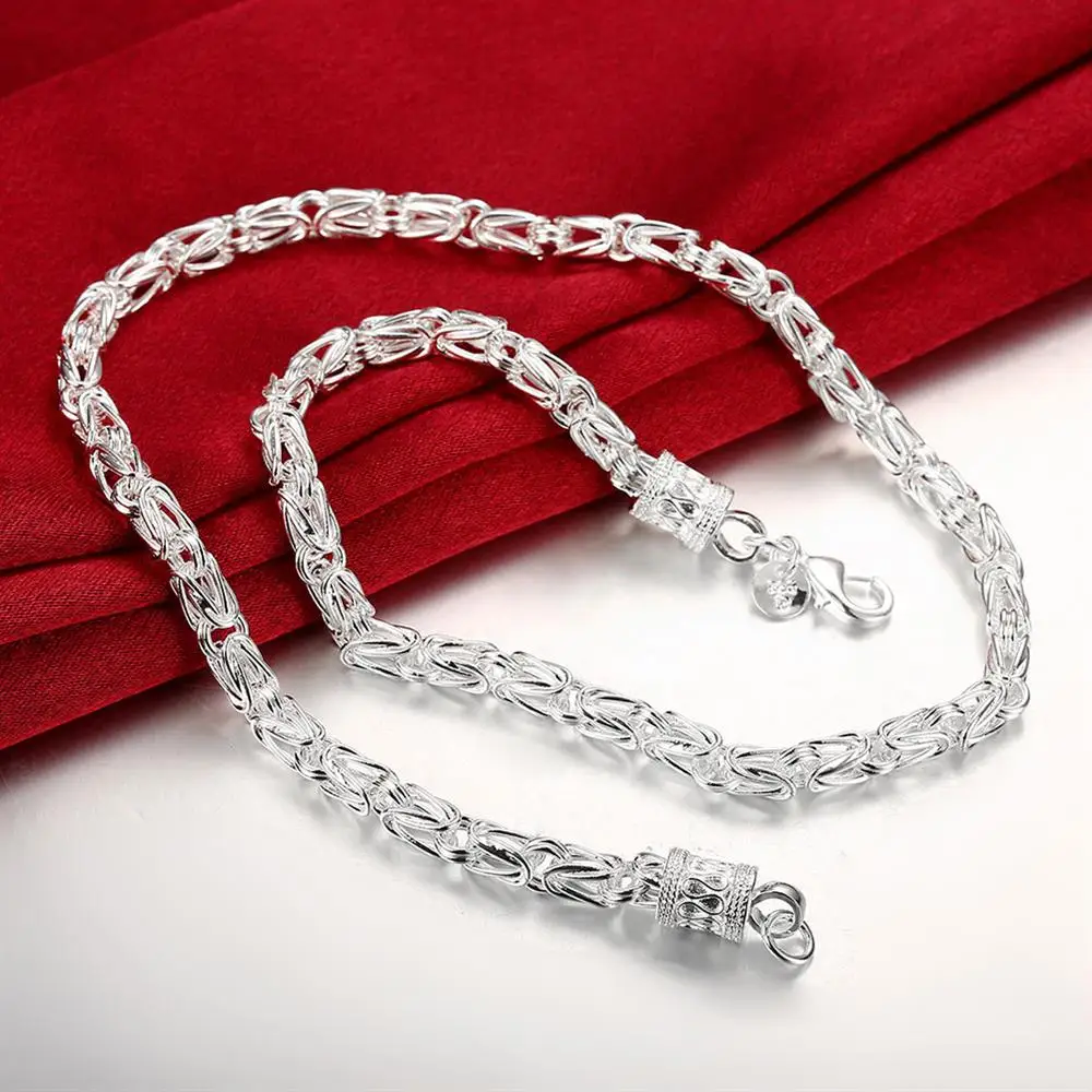 Hot sale 925 Silver retro Necklaces for Women men's Charm Fashion fine brands Jewelry wedding Party Christmas Gifts
Hot sale 925 Silver retro Necklaces for Women men's Charm Fashion fine brands Jewelry wedding Party Christmas Gifts