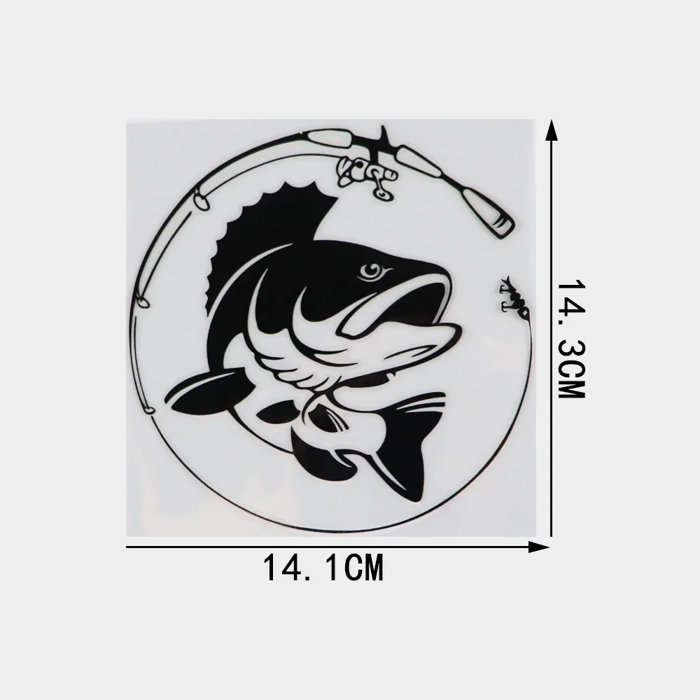 Fishing rod fishing pattern polyethylene waterproof car sticker, suitable for trucks, laptops, truck decorative decals 24.3cm
Fishing rod fishing pattern polyethylene waterproof car sticker, suitable for trucks, laptops, truck decorative decals 24.3cm
