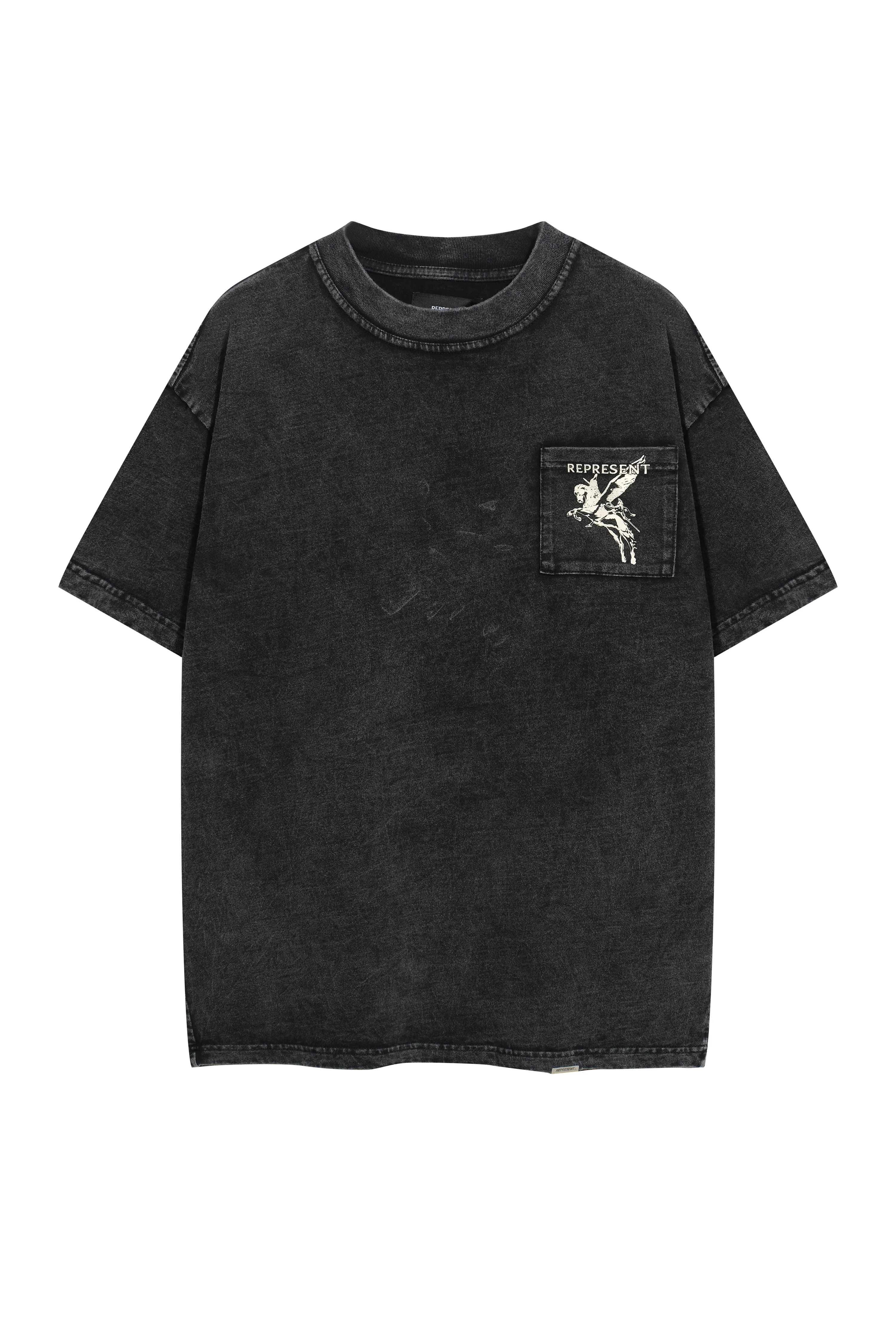 Модная брендовая футболка с коротким рукавом 2024ss высокого качества, новинка, потертая старая футболка с логотипом Pegasus Knight со слоганом, повседневный свободный большой Топ унисекс
Модная брендовая футболка с коротким рукавом 2024ss высокого качества, новинка, потертая старая футболка с логотипом Pegasus Knight со слоганом, повседневный свободный большой Топ унисекс