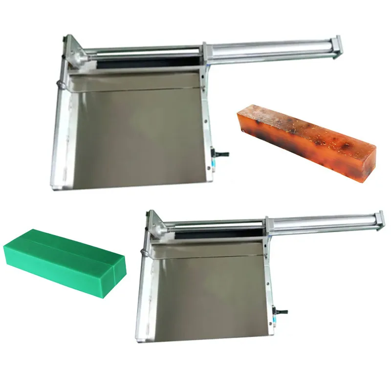 500MM Working Table Soap Cutting Strip Machine Needs 2.2KW Air Compressor 8CM Height Max Soap
500MM Working Table Soap Cutting Strip Machine Needs 2.2KW Air Compressor 8CM Height Max Soap