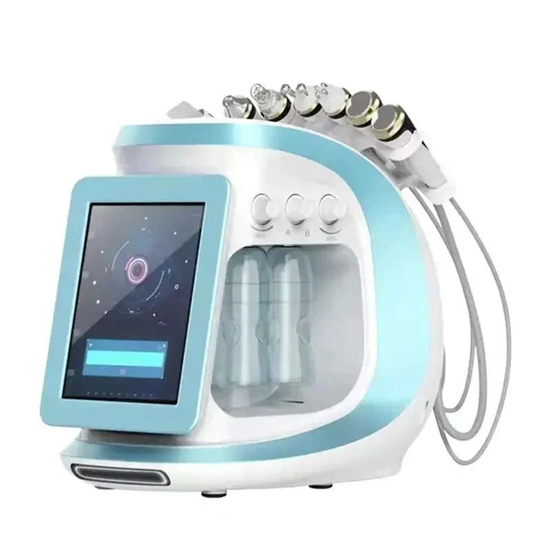 

2023 New Water Dermabrasion Oxygen Ice Blue Smart Jet Aqua Peel Small Bubble Skin Cleansing Device Facial Machine