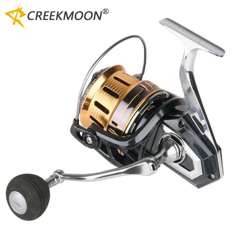 Big Spinning Reel Distant Wheel 20KG/44LB Max Drag 5+1BB All Metal Spool Wire Long Cast Spinning Fishing Reels 8000/10000/12000
Big Spinning Reel Distant Wheel 20KG/44LB Max Drag 5+1BB All Metal Spool Wire Long Cast Spinning Fishing Reels 8000/10000/12000