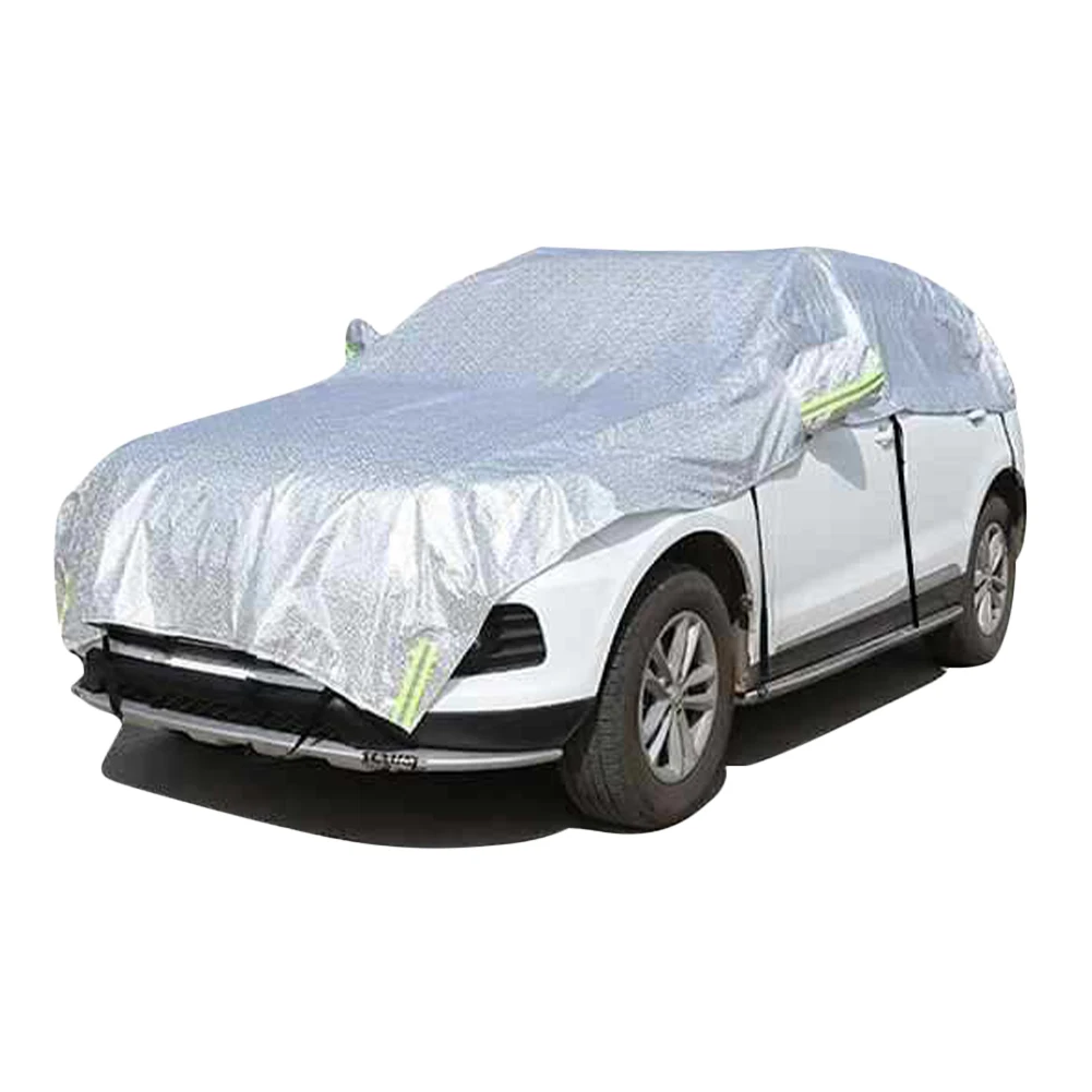 Universal Half Car Cover Waterproof Outdoor Cover Sun Uv Protection Dustproof Snowproof Car Body Cover For Hatchback SUV Sedan
Universal Half Car Cover Waterproof Outdoor Cover Sun Uv Protection Dustproof Snowproof Car Body Cover For Hatchback SUV Sedan