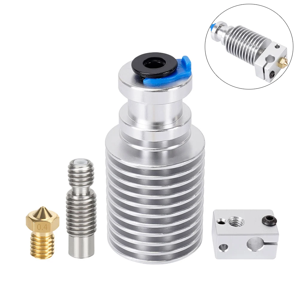 RAMPS E3D V6 Hotend j-Head, радиатор, биметаллический радиатор с дистанционным управлением, короткий прямой нагреватель, блок 0,4 мм, сопло 1,75 мм для 3D-принтера
RAMPS E3D V6 Hotend j-Head, радиатор, биметаллический радиатор с дистанционным управлением, короткий прямой нагреватель, блок 0,4 мм, сопло 1,75 мм для 3D-принтера