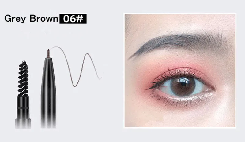 KCKC COLOR Eyebrow Pencil Brow Enhancer Pen Double Fine Head and Brush Long Lasting Eye Brow Definer Cosmetics Easy to Wear 17 S4214a2be958c49a795292f4e89301fa9b