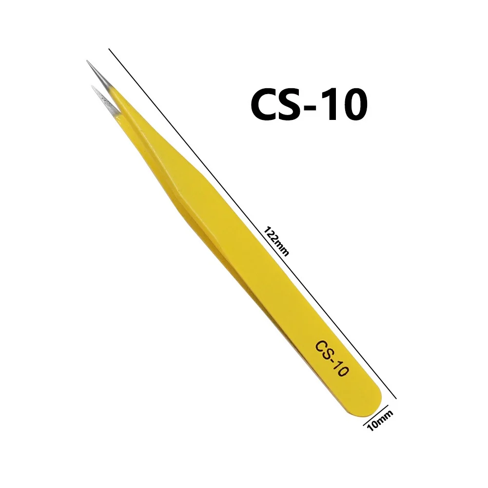 Stainless Steel Industrial Tweezers Curved Straight Tip Anti-magnetic Anti-acid Forceps Tweezers For Watch Repair
Stainless Steel Industrial Tweezers Curved Straight Tip Anti-magnetic Anti-acid Forceps Tweezers For Watch Repair