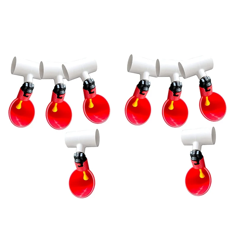 Chicken Waterer Cups, Chicken Waterer Feeder Tee Fittings, Automatic Chicken Waterer For Chicken Ducks Quail 8Pcs
Chicken Waterer Cups, Chicken Waterer Feeder Tee Fittings, Automatic Chicken Waterer For Chicken Ducks Quail 8Pcs