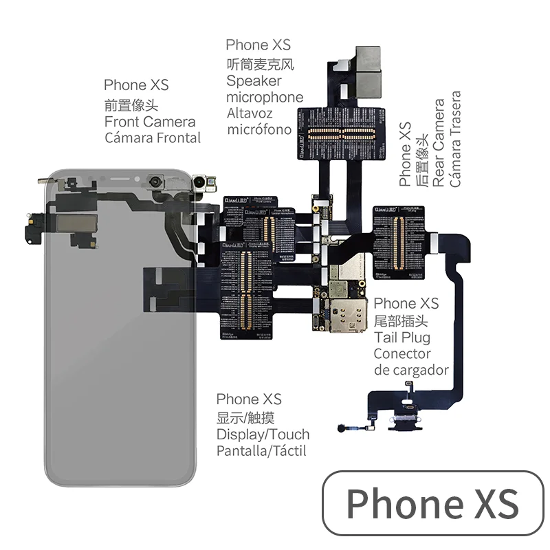 QIANLI iBridge Test Cable for Phone 6-XSMAX Motherboard Fault Checking Display Touch Tail Plug Rear Camera Charging Port Testing
QIANLI iBridge Test Cable for Phone 6-XSMAX Motherboard Fault Checking Display Touch Tail Plug Rear Camera Charging Port Testing