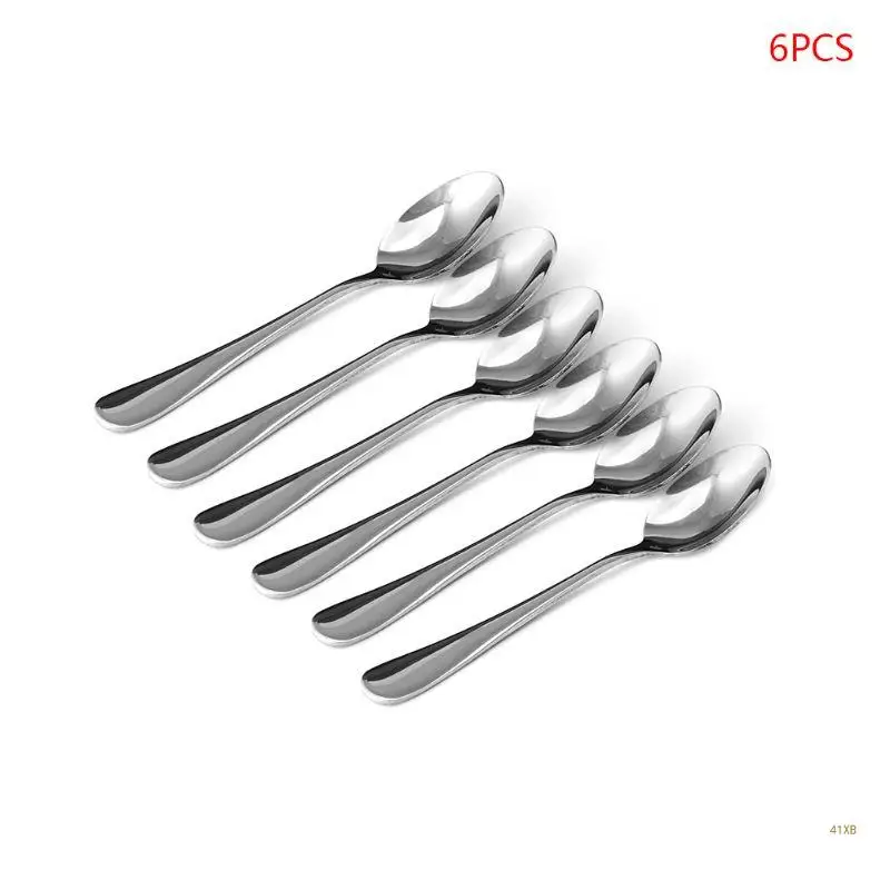 41XB 6pcs Stainless Steel Coffee Tea Cup Hanging Spoons Ice Cream Bar Drink Cocktail Mixing Stirrer
41XB 6pcs Stainless Steel Coffee Tea Cup Hanging Spoons Ice Cream Bar Drink Cocktail Mixing Stirrer
