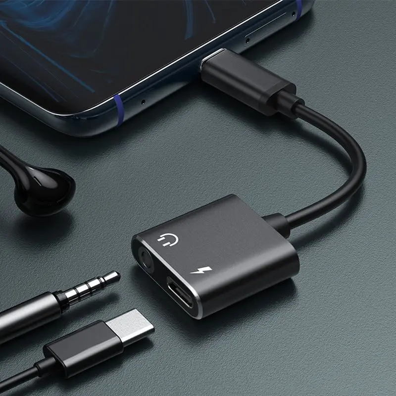 2 In 1 Type C To 3.5mm Jack Earphone Audio Splitter Converter OTG for Xiaomi Huawei USB Type-C To 3.5mm Jack Cable Adapter
2 In 1 Type C To 3.5mm Jack Earphone Audio Splitter Converter OTG for Xiaomi Huawei USB Type-C To 3.5mm Jack Cable Adapter