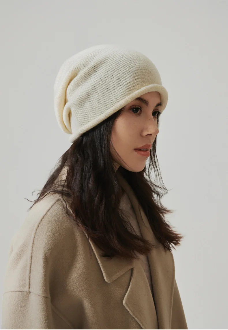 100% Pure Wool Knitted Beanie - Premium Slouchy Winter Hat 9 S421c9e6785354ce2bca1d71d89dc8e2dI