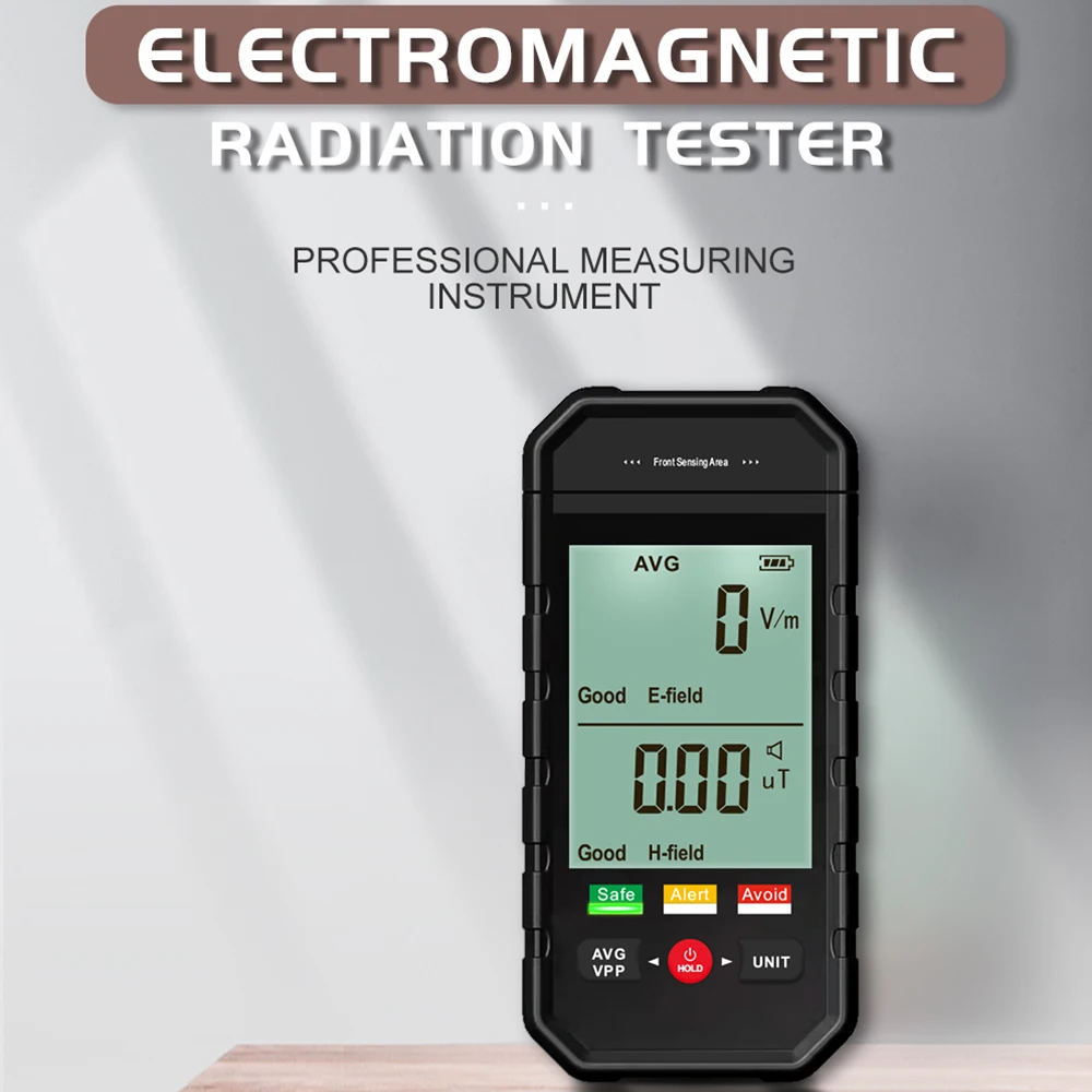 ET925 Big Screen Electromagnetic Radiation Detector Level Assessment Sound Light Alarm Electric Magnetic Field EMF Dosimeter
ET925 Big Screen Electromagnetic Radiation Detector Level Assessment Sound Light Alarm Electric Magnetic Field EMF Dosimeter