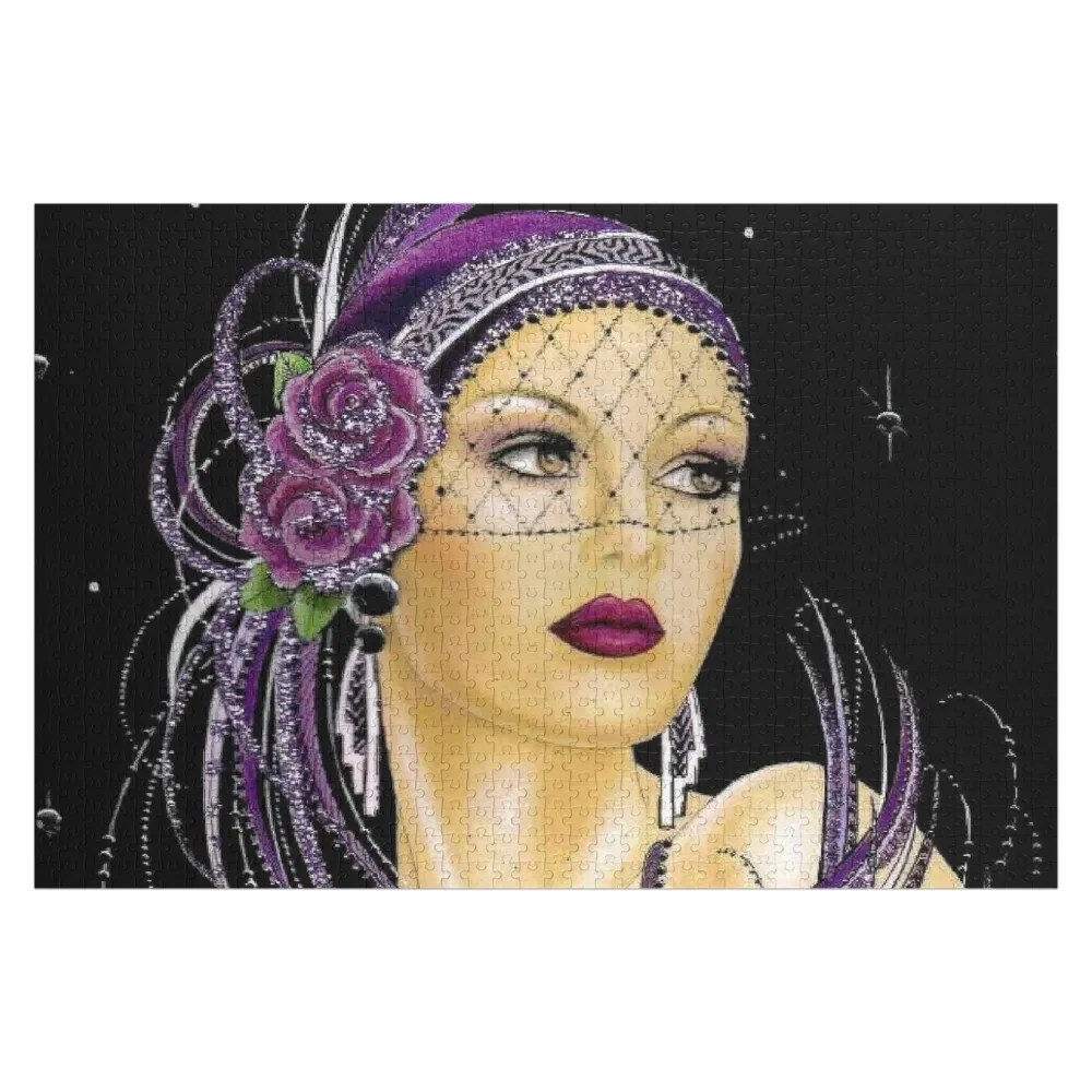 FLAPPER : Vintage 1930 Art Deco Print Jigsaw Puzzle With Personalized Photo Personalised Jigsaw Puzzle
FLAPPER : Vintage 1930 Art Deco Print Jigsaw Puzzle With Personalized Photo Personalised Jigsaw Puzzle