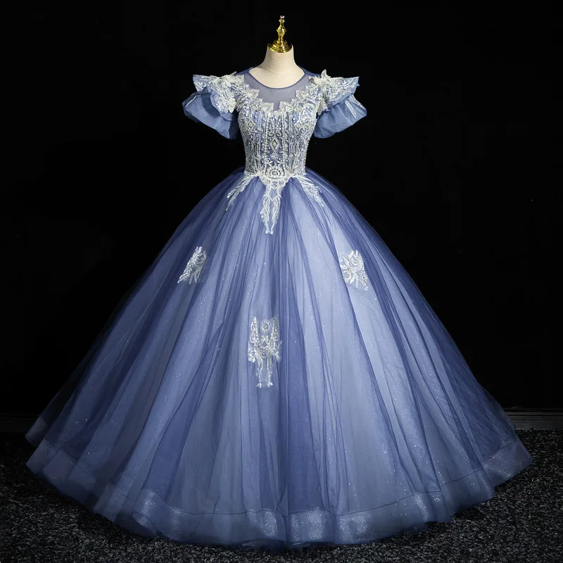 Luxury Ball Gown Quinceanera Dresses 2024 Short Sleeve Masquerade Vestidos De 15 Anos Lace Birthday Celebrity Party Gowns
Luxury Ball Gown Quinceanera Dresses 2024 Short Sleeve Masquerade Vestidos De 15 Anos Lace Birthday Celebrity Party Gowns