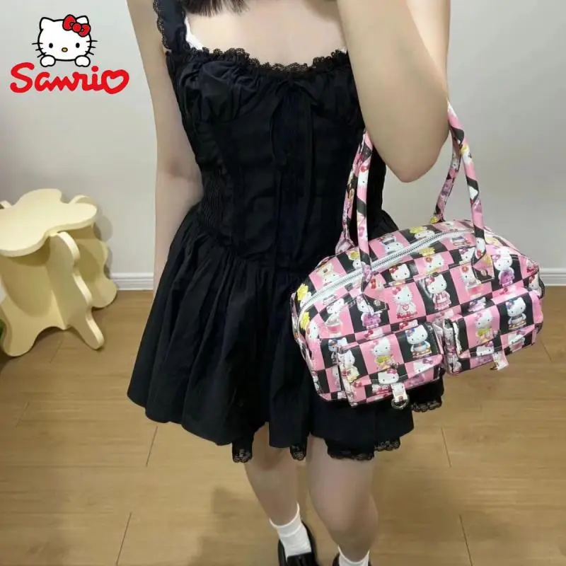 Cute Hello Kitty Cartoon Handbag Kawaii Anime Print Large Capacity High Appearance Commuter Package Birthday Gift for Girls Toy
Cute Hello Kitty Cartoon Handbag Kawaii Anime Print Large Capacity High Appearance Commuter Package Birthday Gift for Girls Toy