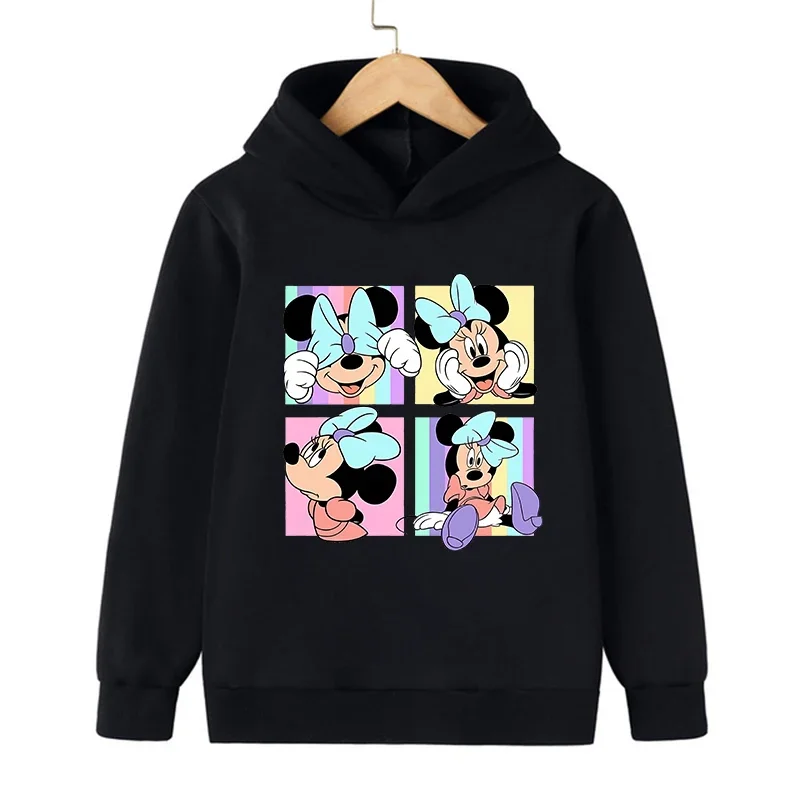 

Disney Mickey Minnie Mouse Men and Women Hoodie Grunge Y2K Cartoon Manga Anime Children Clothes Sweatshirt Hoody Baby Top