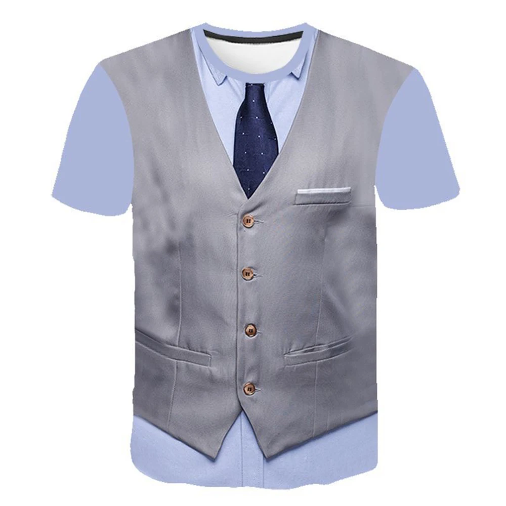 Hot New T-Shirt 3XL Casual Fake Fashion Funny Top Graphic Tops Tuxedo Mens Print Shirt Short Sleeve Summer 3D T
Hot New T-Shirt 3XL Casual Fake Fashion Funny Top Graphic Tops Tuxedo Mens Print Shirt Short Sleeve Summer 3D T
