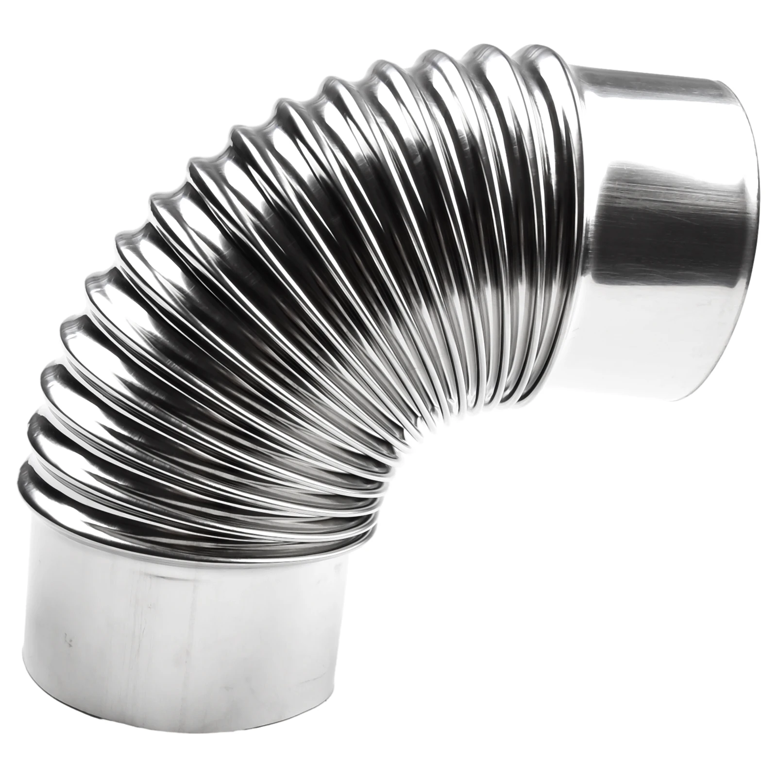 1pc Silver Stainless Steel Stove Flue Steel Flue Pipe Elbow Home Improvement Home Ventilation System Accessories 50mm-100mm
1pc Silver Stainless Steel Stove Flue Steel Flue Pipe Elbow Home Improvement Home Ventilation System Accessories 50mm-100mm