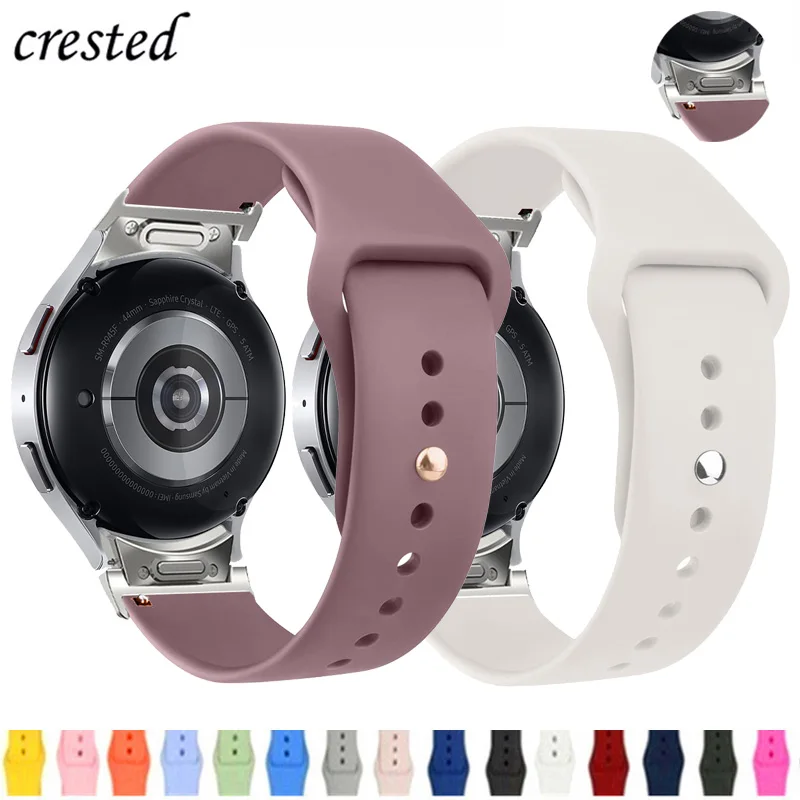 Silicone band for samsung galaxy watch 6 4 classic 5 Pro 44mm 40mm 47mm 43mm 46mm 42mm 45mm 20mm Bracelet galaxy watch 4 Strap
Silicone band for samsung galaxy watch 6 4 classic 5 Pro 44mm 40mm 47mm 43mm 46mm 42mm 45mm 20mm Bracelet galaxy watch 4 Strap