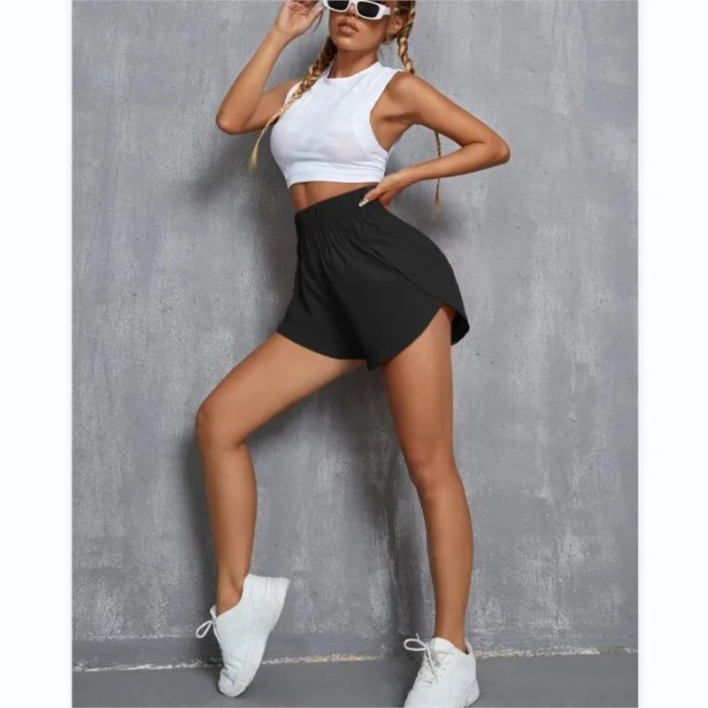 Summer Fashion Sexy High Waist Women's Elastic Band Loose Fitting Sports Shorts Women Solid Casual Three-point Pants Yoga Shorts
Summer Fashion Sexy High Waist Women's Elastic Band Loose Fitting Sports Shorts Women Solid Casual Three-point Pants Yoga Shorts