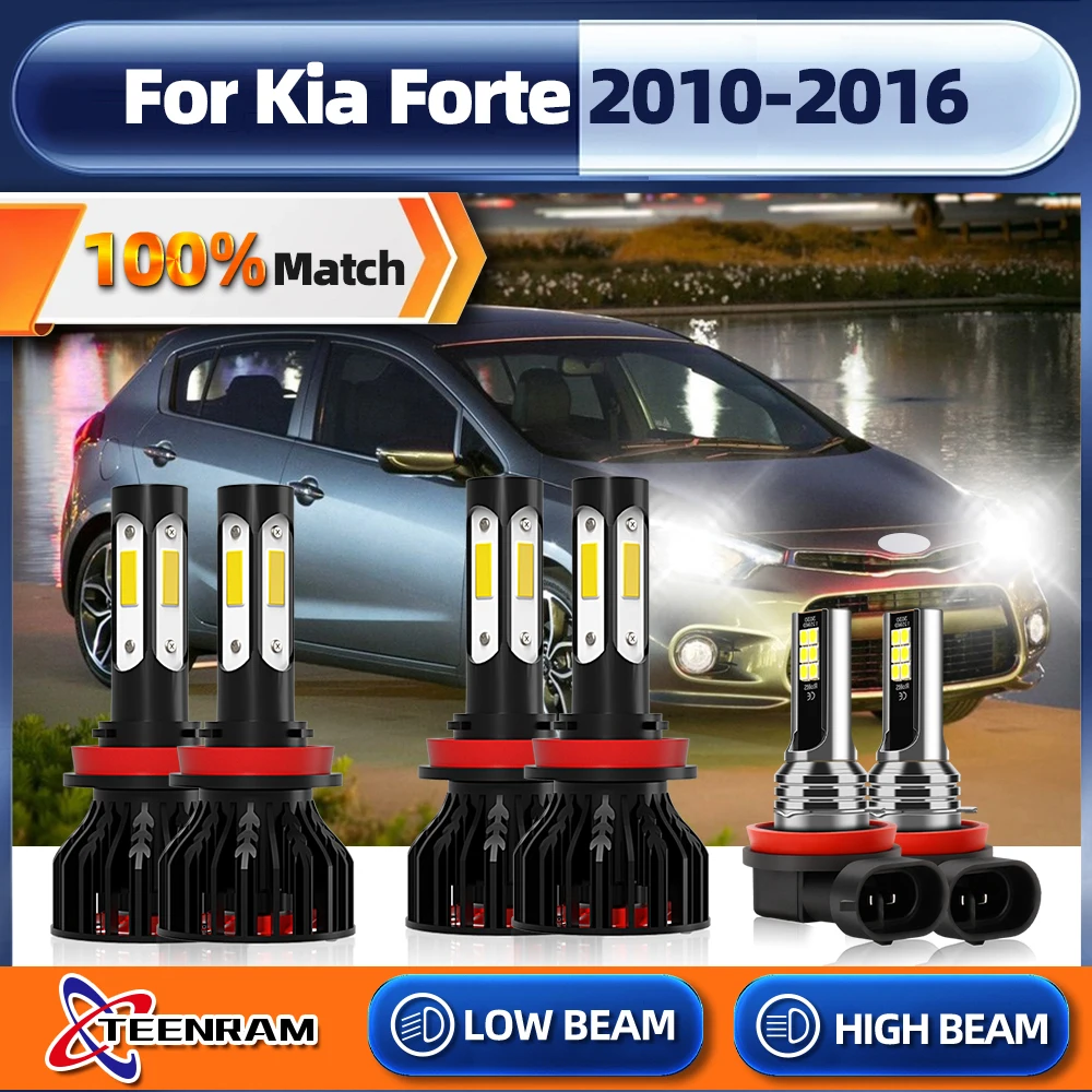 

H11 Canbus LED Headlights 60000LM 360W CSP Chip Car Light 12V 6000K Auto Fog Lamp For Kia Forte 2010-2012 2013 2014 2015 2016