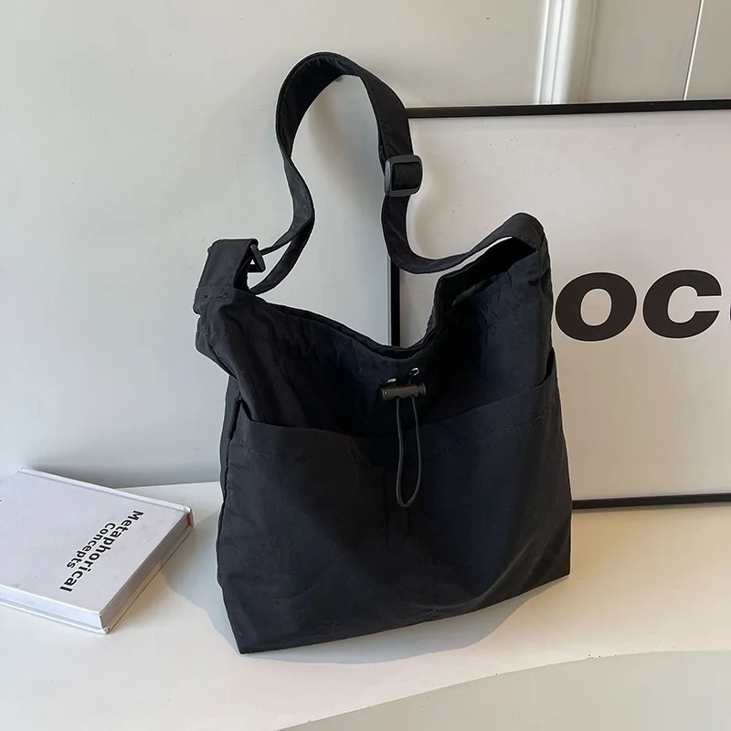 Women's Large Capacity Nylon Cloth Tote Bag Summer Versatile Crossbody & Shoulder Bag For School Class Daily Commute Women's Large Capacity Nylon Cloth Tote Bag Summer Versatile Crossbody & Shoulder Bag For School Class Daily Commute
