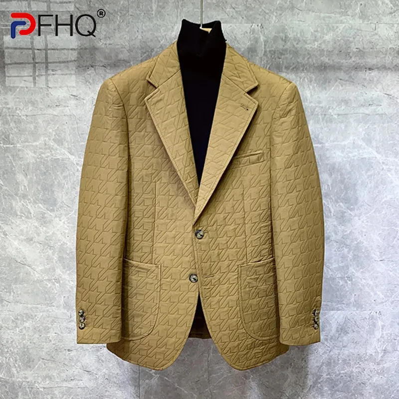 PFHQ Winter New High Quality Fit Suit Coat For Men's Trendy Handsome Casual Single Breasted Business Solid Color Blazers 21Z3001
PFHQ Winter New High Quality Fit Suit Coat For Men's Trendy Handsome Casual Single Breasted Business Solid Color Blazers 21Z3001