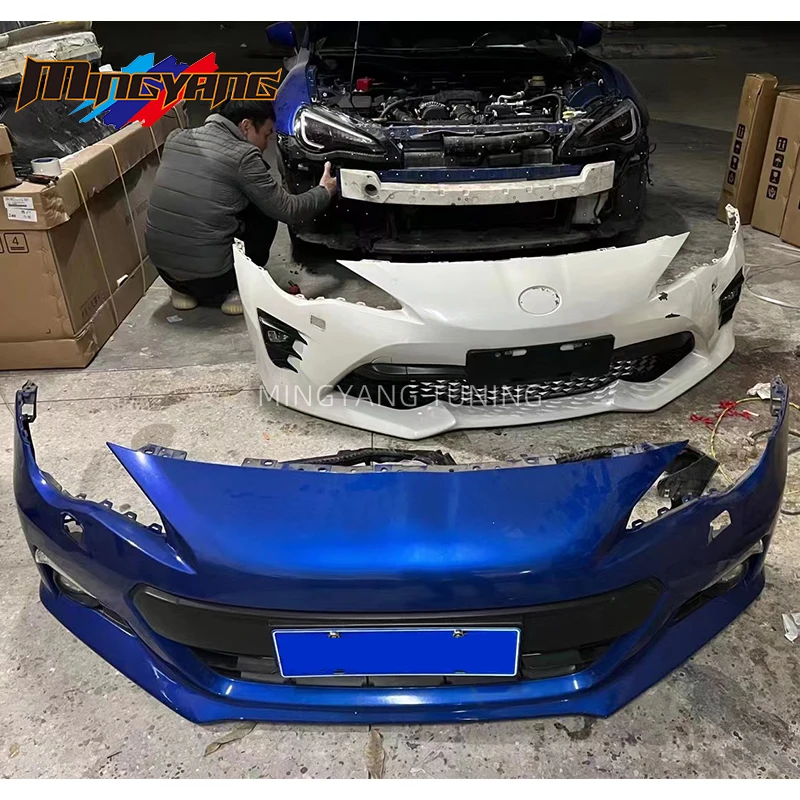 Pp Plastic Front And Rear Bumper 2013-2016 Upgrade To 2017-2019 Bodykit For Toyota GT86 BRZ Old To New Body Kit Pp Plastic Front And Rear Bumper 2013-2016 Upgrade To 2017-2019 Bodykit For Toyota GT86 BRZ Old To New Body Kit