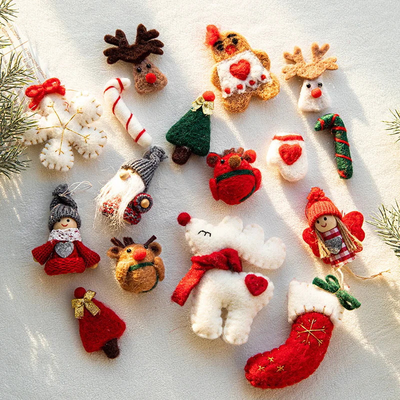 16pcs/pack Christmas Ornaments Santa Claus Elk Socks Xmas Tree Hanging Pendant Home Decor For New Year Party 2023 Kids Gifts
16pcs/pack Christmas Ornaments Santa Claus Elk Socks Xmas Tree Hanging Pendant Home Decor For New Year Party 2023 Kids Gifts
