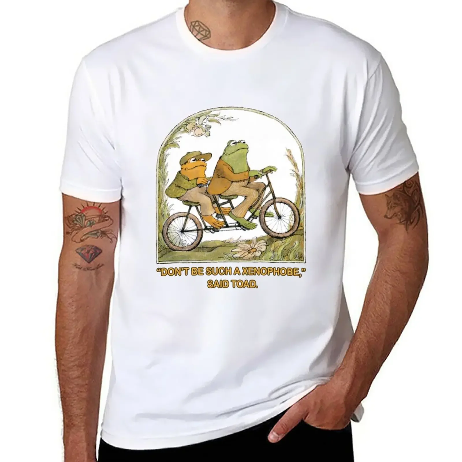 

Frog and Toad - Don't be such a xenophobe T-Shirt summer clothes vintage clothes vintage for a boy big and tall t shirts for men