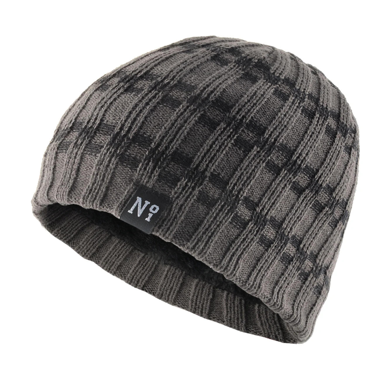 Mens Double Layer Velvet Beanie Thick Knitted 10 S422c8a0480bd4811a2c52645d15d0538Q