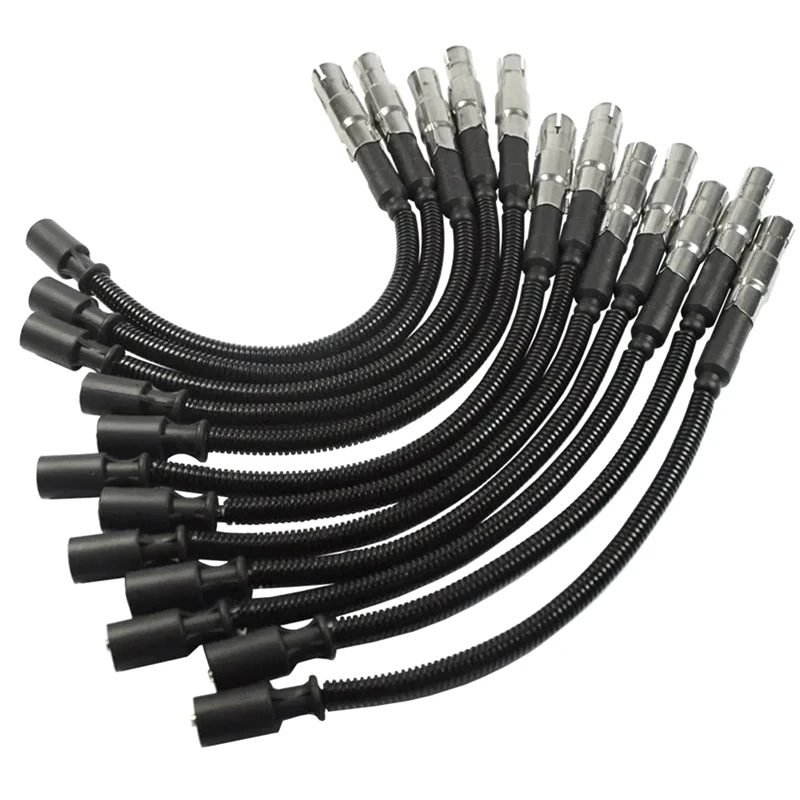 

12PC Spark Plug Wires Ignition Wire For Benz C E Class E320 W210 W203 W211 W220 W251 C240 C320 C55 1121500118 1121500218 Parts